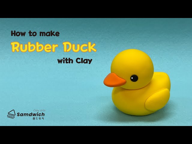 Rubber Duck clay tutorial