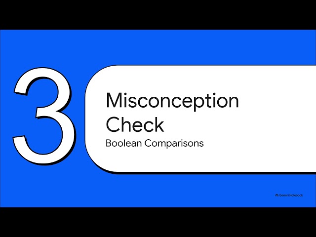 Conditional Statements: Worked Practice Video Overview