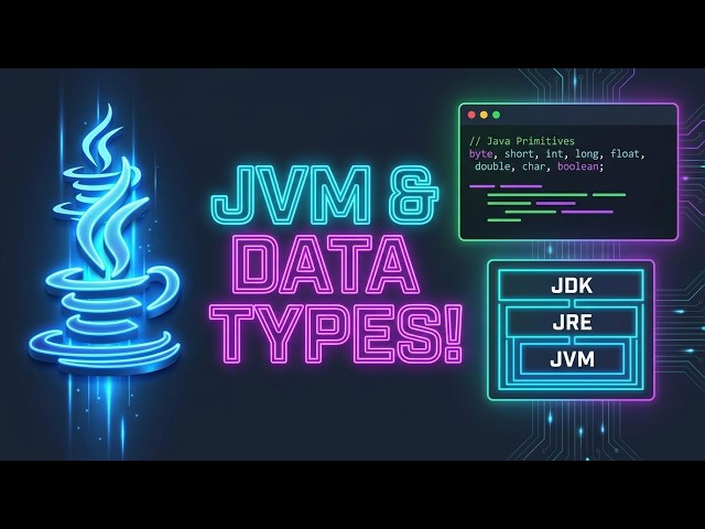 Java Ep. 2: JVM Internals, Local vs Static Variables & 8 Primitive Data