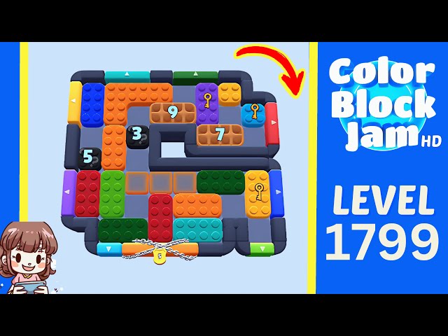 Color Block Jam Level 881 (1799) Solution Walkthrough