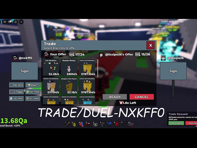 🔴 LIVE Roblox Steal Brainrot 🔥 Trade + Duel + PvP Battles | GoodTk