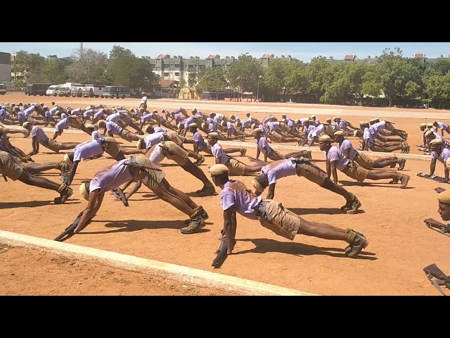 police training warmup#police motivation # tirunelveli prs# 2022 batch🧑‍✈️