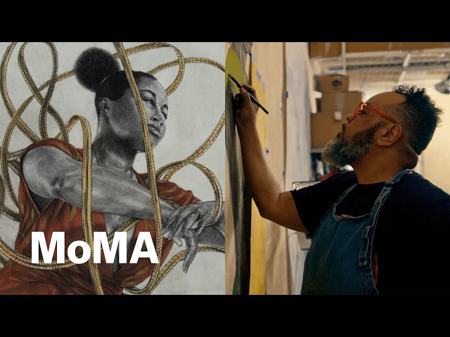 This artist turns comics into monumental drawings
