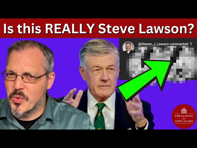 You WON'T BELIEVE what Steve Lawson commented on my video!
