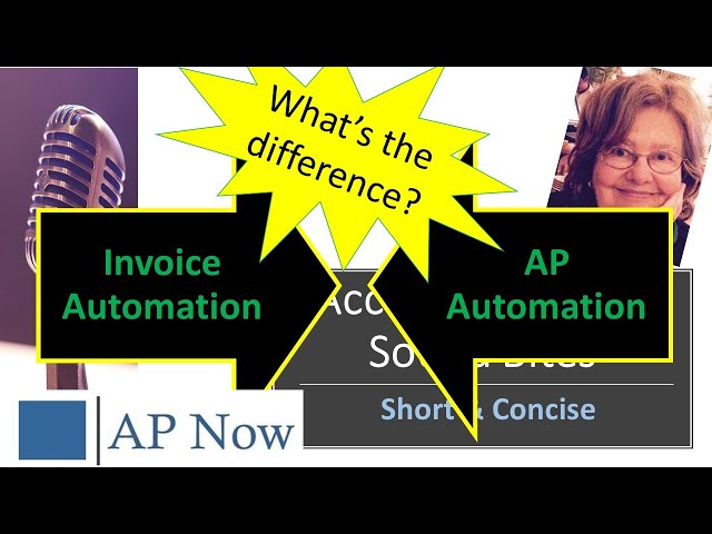 The Difference between AP & invoice automation? [Accounts Payable Automation Process]