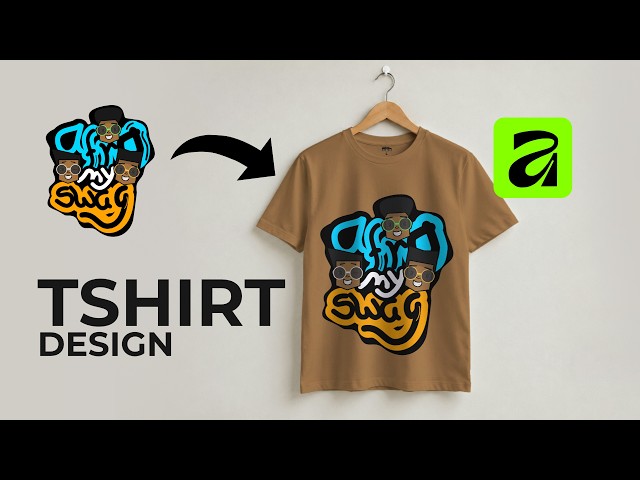 How I Created This PRO TSHIRT Design Using Affinity