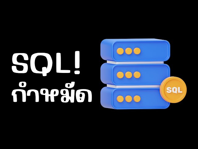 "ครบทุกหัวข้อ SQL“ สำหรับ Beginner โดยเฉพาะ !