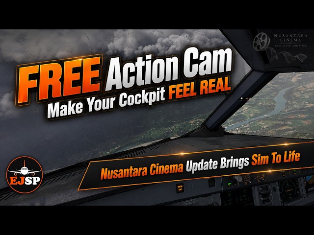 This FREE Camera Mod Makes MSFS 2024 Feel REAL! | Nusantara Action Cam