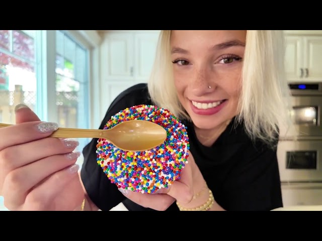 Making The VIRAL Dot Cake 🌈🧁