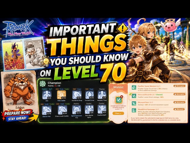 Ragnarok The New World - Free Cards, F2P Guide, New Dungeon and MORE on LVL 70!
