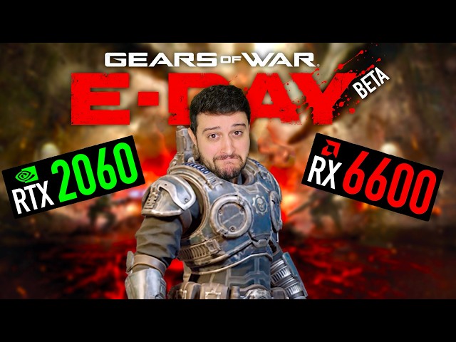 Gears of War: E-Day on the Minimum Requirements GPUs... BIG Issues!!