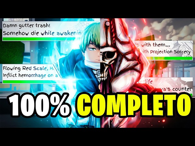 Conseguí TODOS los LOGROS de NAOYA en Jujutsu Shenanigans
