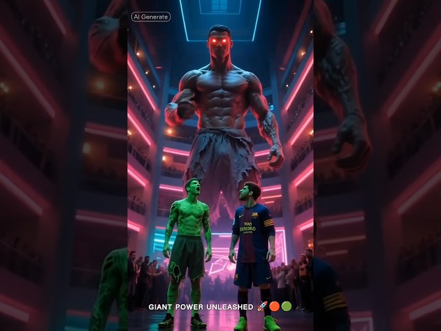 Ronaldo and Messi became hulk and Neymar Jr and Mbappe gave solution