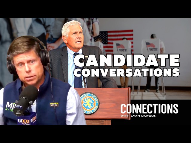 Michael Mills, candidate for NYS Senate District 54; Bruce Blakeman, candidate for NYS governor