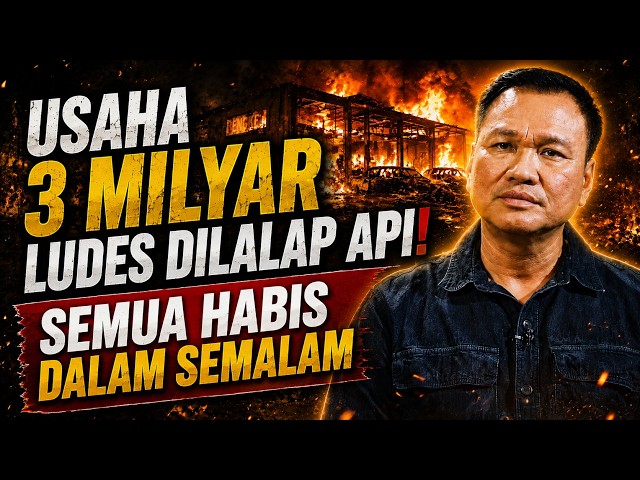DALAM SEMALAM SEMUA HABIS! USAHA Rp 3 MILIAR LUDES DILALAP API | Monolog Minarto Jonathan
