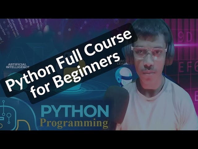 Python Full Course for Beginners 🔗 How To Python  Programming Tutorial -  Full Course for Beginners
