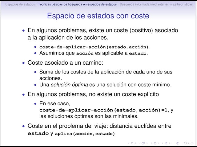 Algoritmos de búsqueda informada en espacios de estados