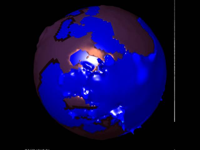 Tsunami simulation at global scale