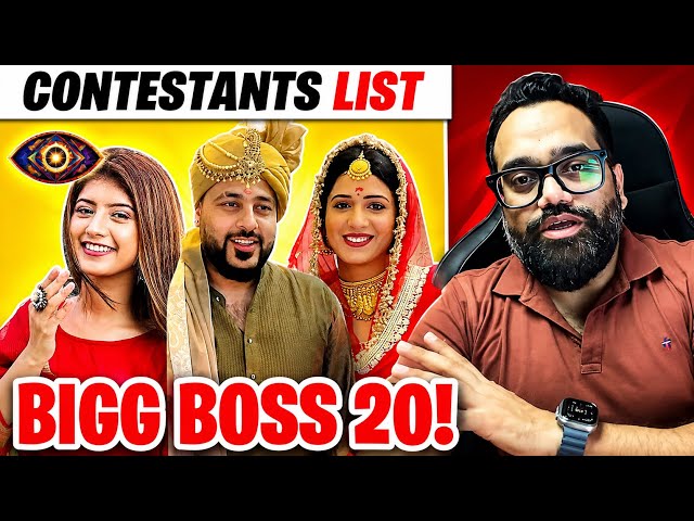     BIGG BOSS 20 CONTESTANTS KA KHULASA !!