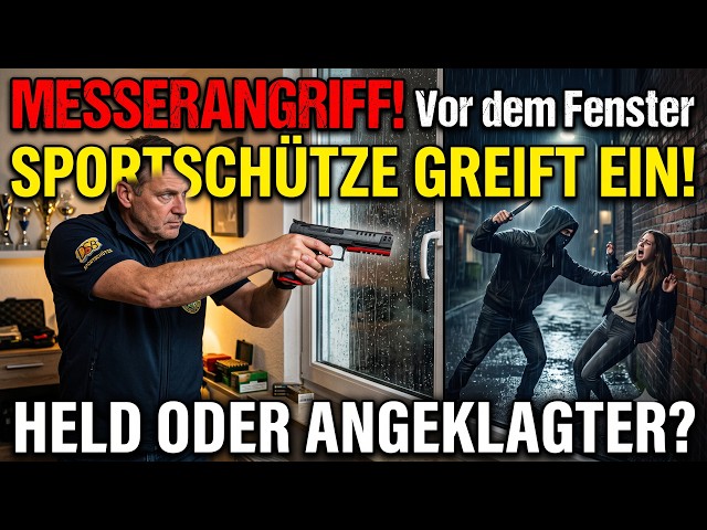 Knife attack outside your window: Are you allowed to shoot?