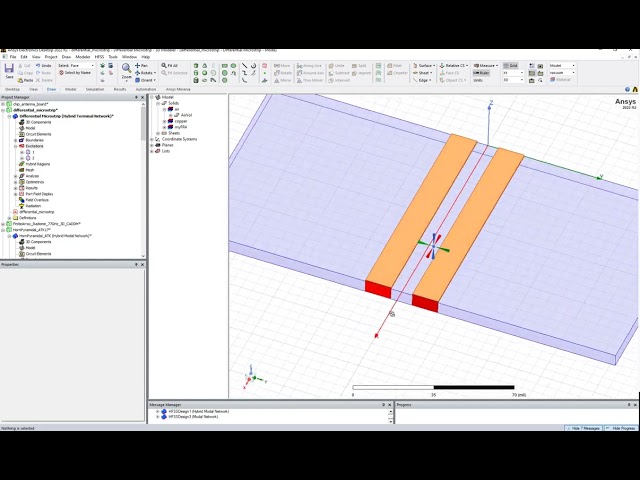 Automatic Lumped and Wave Port creation in Ansys HFSS