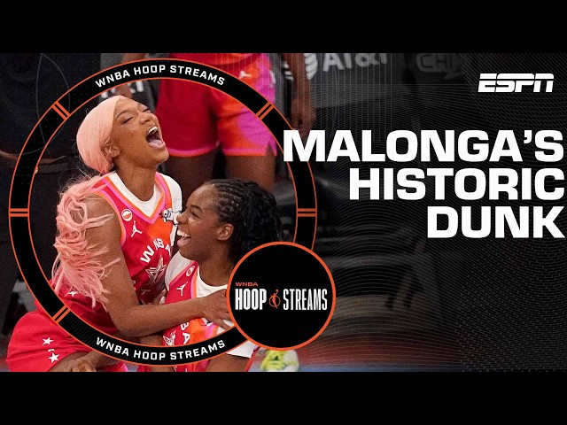 HISTORY: Dominique Malonga throws down a historic Dunk!