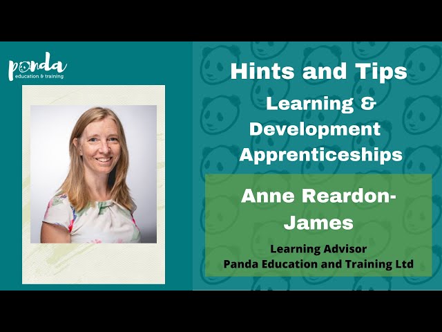 Learning and Development Apprenticeship - What’s is all about?