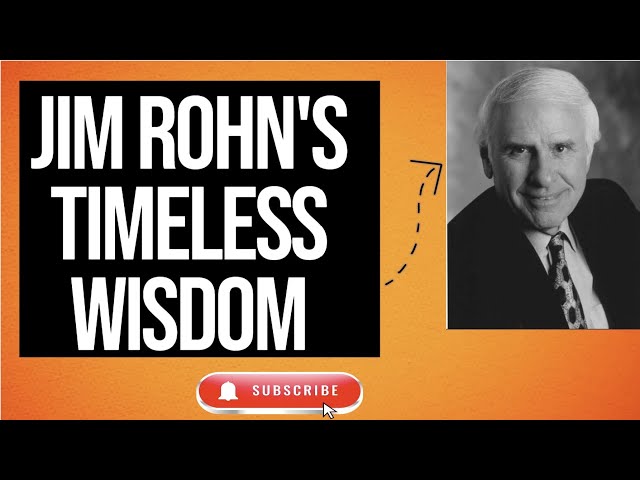 Jim Rohn's Timeless Wisdom: Mastering Your Mindset for Success #motivation #jimrohn #success