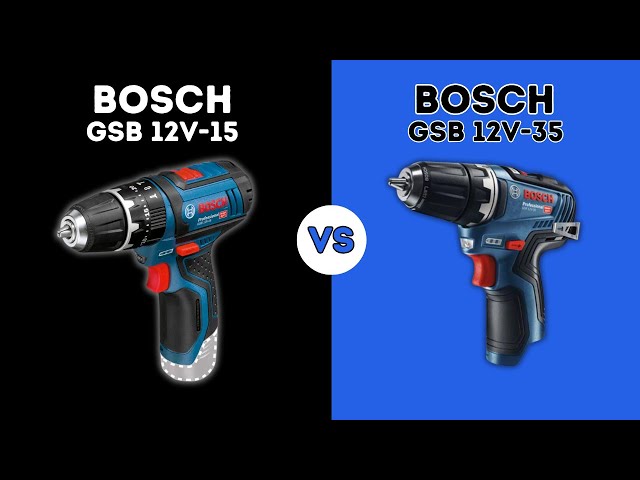 Bosch GSB 12V-15 vs 12V-35: ¿Cuál atornillador Bosch merece tu inversión?