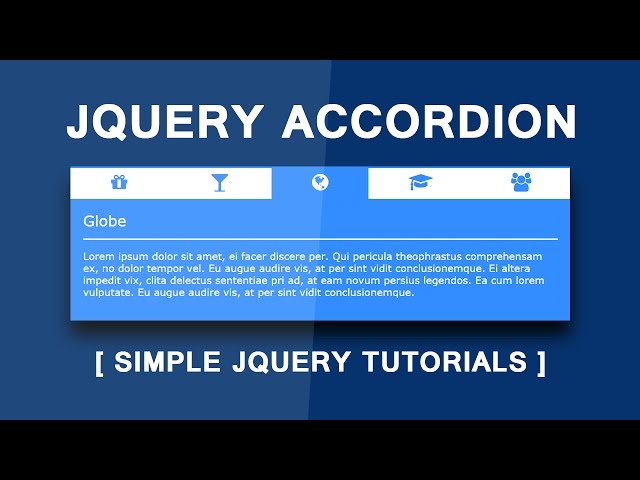 How to Build a jQuery Accordion - Simple jQuery Tutorials - Create An Accordion with jQuery