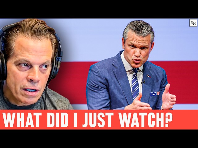 Pete Hegseth Just Gave The Weirdest Speech Ever...