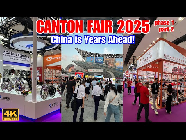 CANTON FAIR 2025: Why China is Winning the Trade World | Guangzhou 4K Walk Tour 