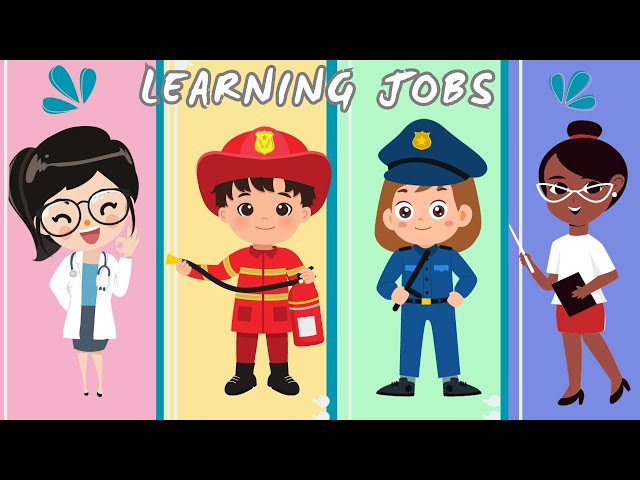 LEARNING about JOBS !🌟 VOCABULARY JOBS for KIDS!