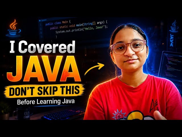 I completed Java Fundamentals After Struggling For Weeks ☕️ |  My coding Journey