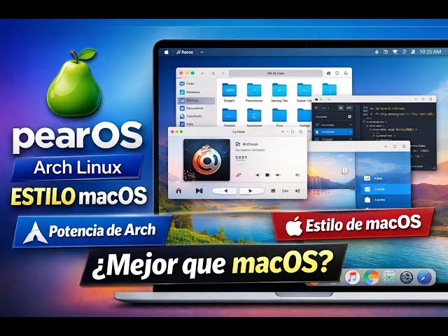 pearOS: Arch Linux con estilo macOS en KDE Plasma 🍐