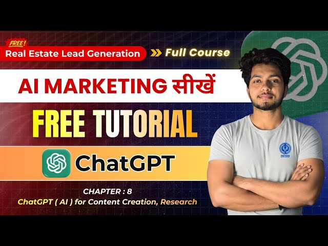 Chapter - 8 : Digital Marketing Using AI | ChatGPT Full Guide For Beginners | Free AI Course (Hindi)
