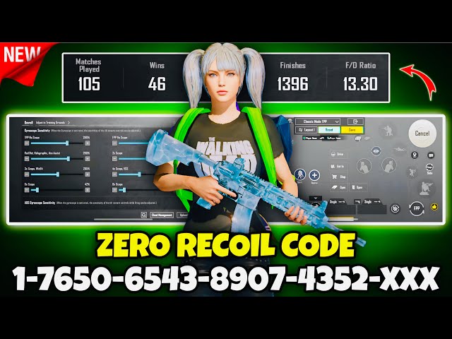 🔥PUBG MOBILE/BGMI SENSITIVITY SETTINGS 2026 |✅BEST SCOPE SENSITIVITY SETTINGS | NEW UPDATE 4.5 CODE.