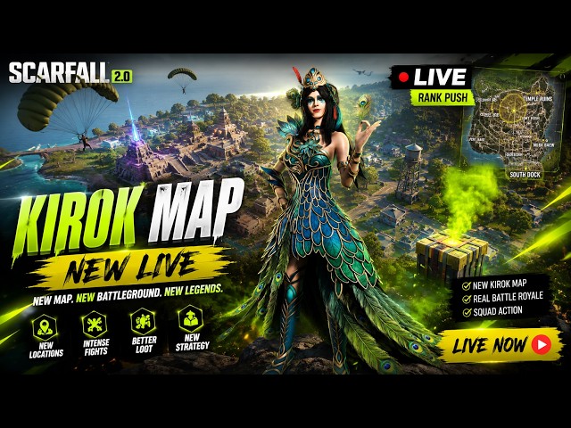 NEW KIROK MAP NEW ALPHA UPDATE | Scarfall 2.0 Live Stream | Rank 1 Granader | #scarfall2