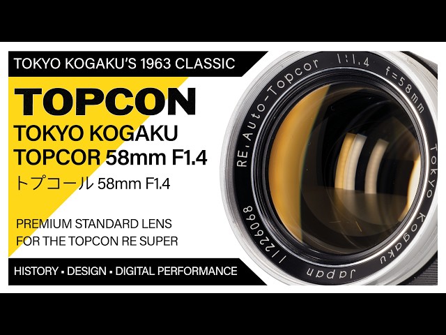 Tokyo Kogaku RE Auto-Topcor 58mm f/1.4 | One of the Best Standard Lenses of Its Era?