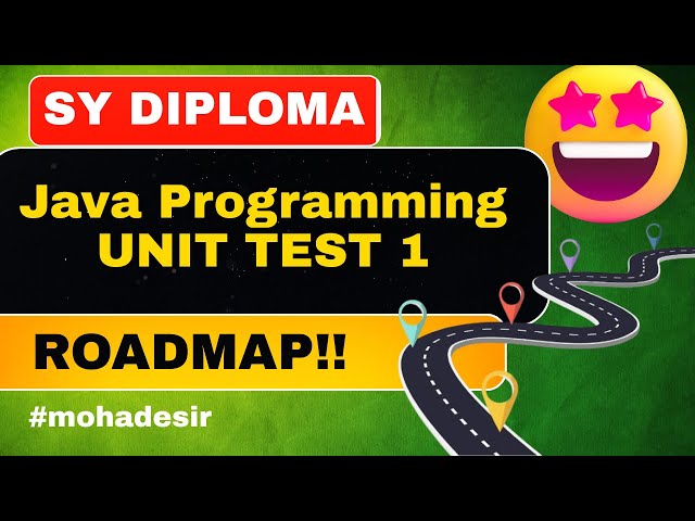 Java Programming K Scheme  | Java Programming  K Scheme  MSBTE |  Java Programming K  | roadmap