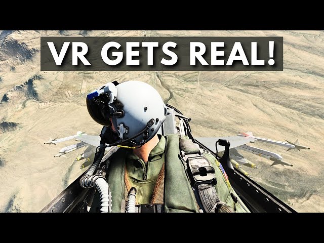 The F16 Fighting Falcon - Insane Immersion in Virtual Reality (4K)
