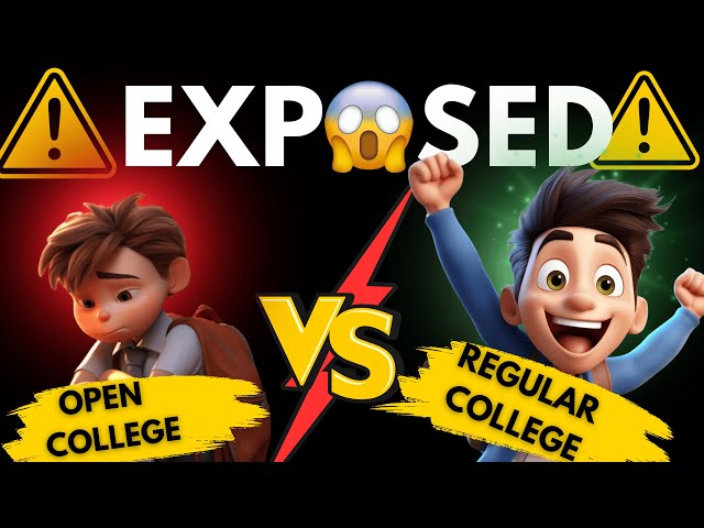 EXPOSED !! 😱 SOL Colleges vs Regular Colleges: 🥊✨