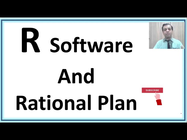 Std 12 || Chapter-13 || R software and Rational Plan