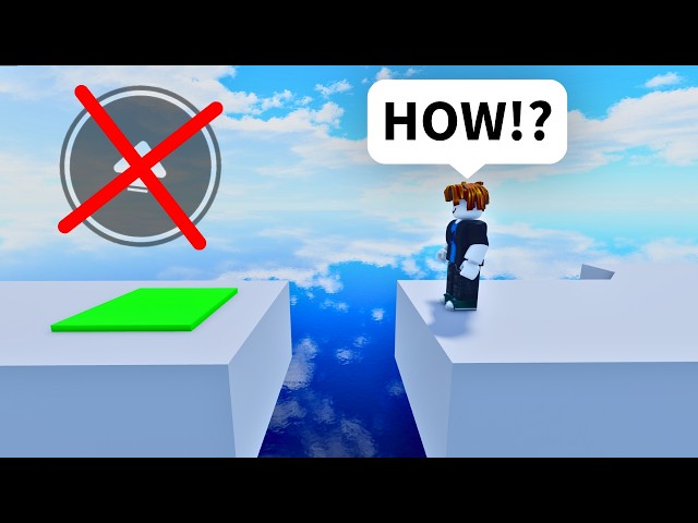 You Can Beat This WHOLE Obby WITHOUT JUMPING...