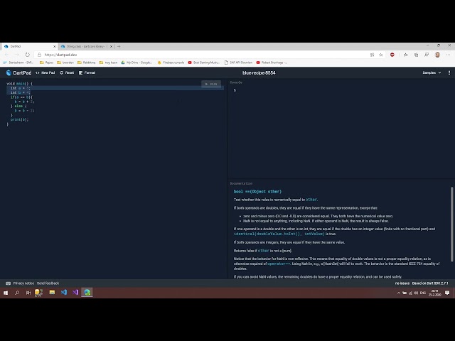 Dart Programming | Learn the Basics Step by Step | If Else Statements 2020