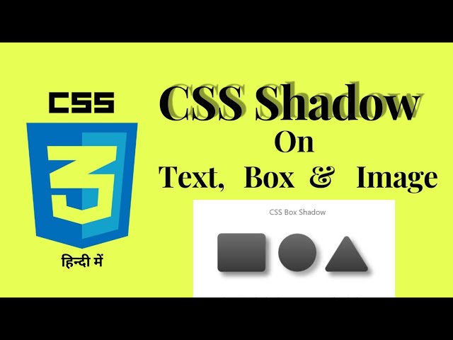 CSS Shadow Magic: Unleash Stunning Visuals with All Shadow Effects! Tutorial