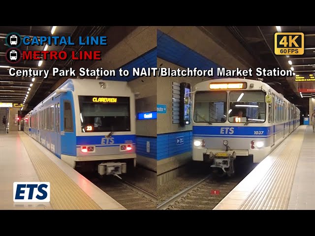 Edmonton LRT POV Walk: Century Park Station to NAIT/Blatchford Market Station Via Churchill Station
