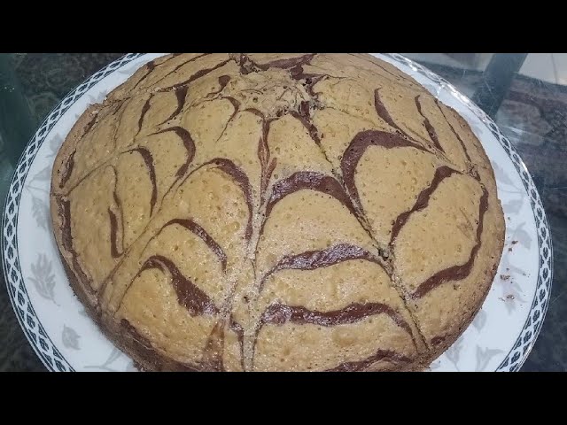 Marble Cake Recipe|Tea Marble Cake|Marble Cake without Oven|TASTE in FLAME