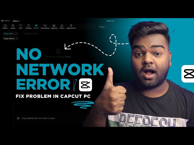 How to Solve No Network/No Internet Connection Problem Capcut PC & Laptop