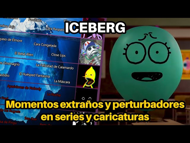 Iceberg de Momentos extraños y perturbadores en Caricaturas y Series de TV infantiles